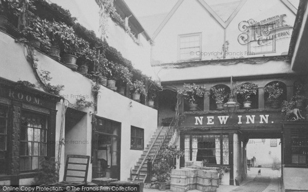 Photo of Gloucester, New Inn Courtyard c.1890