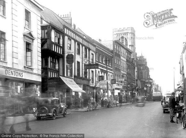Photo of Gloucester, Northgate Street 1936