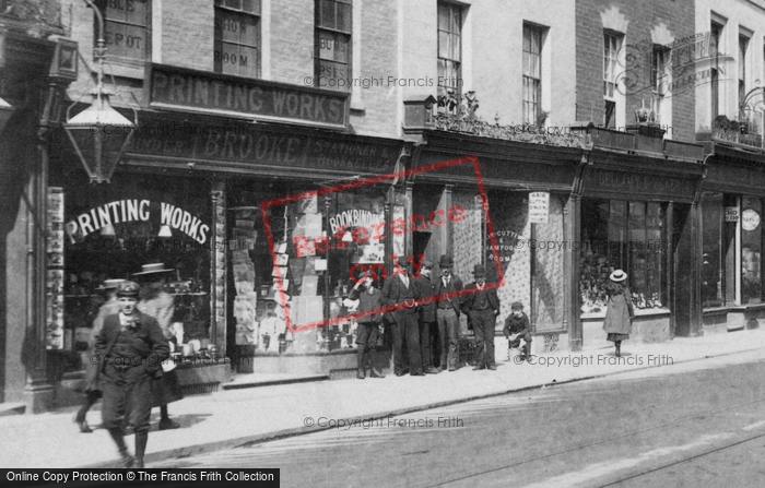 Photo of Gloucester, Printing Works, Westgate Street 1904