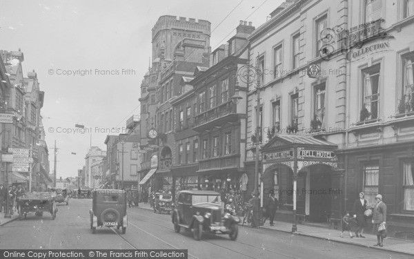 Photo of Gloucester, Southgate Street And Bell Hotel 1931