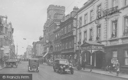 Southgate Street And Bell Hotel 1931, Gloucester