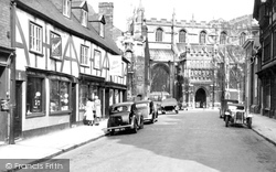 The Cathedral From College Street 1949, Gloucester