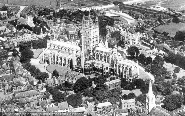 Photo of Gloucester, The Cathedral From The Air c.1965