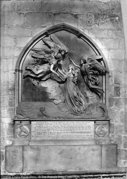 Photo of Gloucester, The Cathedral, Morley Monument 1891
