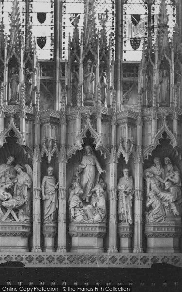 Photo of Gloucester, The Cathedral Reredos c.1869
