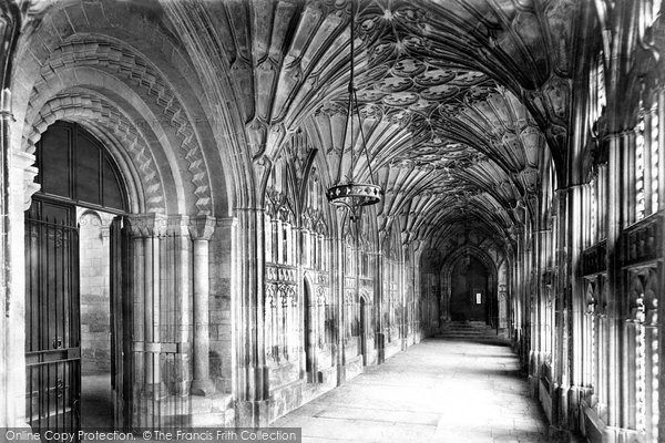 Photo of Gloucester, The Cathedral, The Cloisters 1891