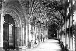 The Cathedral, The Cloisters 1891, Gloucester