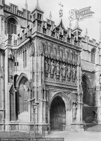 Photo of Gloucester, The Cathedral, The South Porch 1891