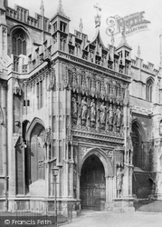 The Cathedral, The South Porch 1891, Gloucester
