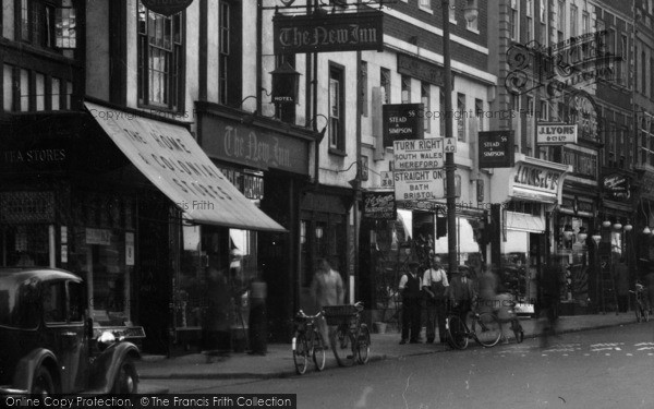 Photo of Gloucester, The New Inn, Northgate Street 1936