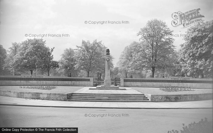 Photo of Gloucester, The War Memorial 1949