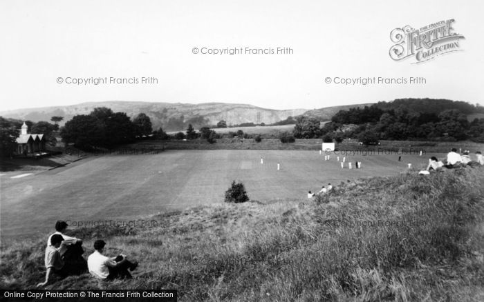 Photo of Glusburn, School Cricket Ground c.1960