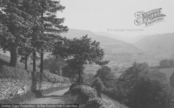 Photo of Glyn Ceiriog, Cadnant Lane c.1950