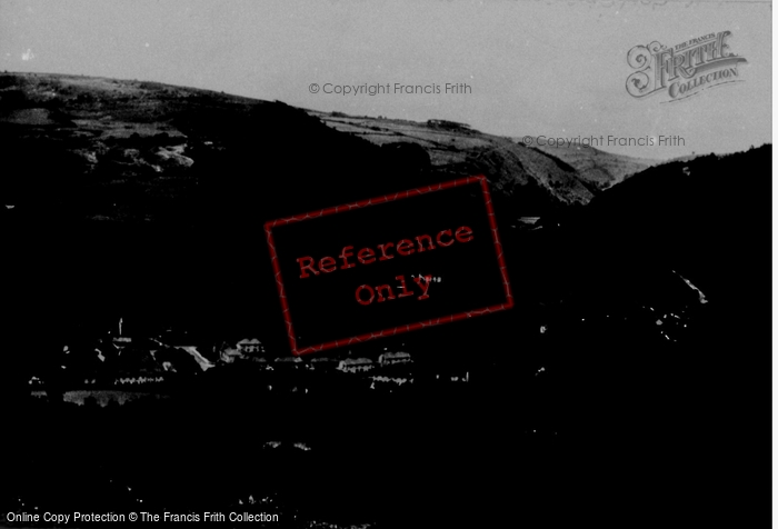 Photo of Glyn Ceiriog, From Church Hill c.1955