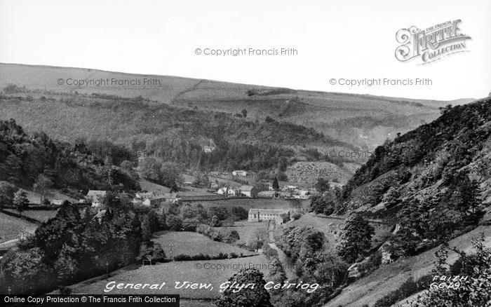 Photo of Glyn Ceiriog, General View c.1955