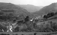 General View Looking South c.1950, Glyn Ceiriog