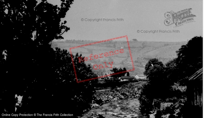 Photo of Glyn Ceiriog, The River c.1955