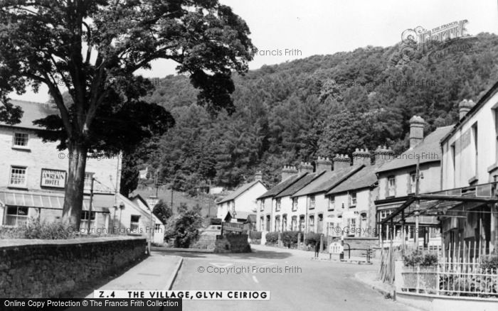 Photo of Glyn Ceiriog, The Village c.1955