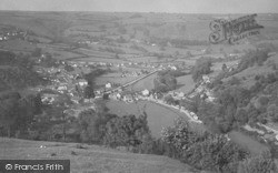 View From Nantyn Road c.1950, Glyn Ceiriog