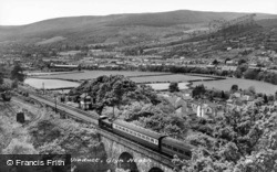 Glyn Neath, The Viaduct And Hills c.1955, Glyn-Neath