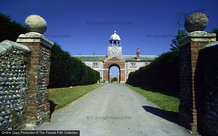 Photo of Glynde, Entrance To Stable Block, Glynde Place c.1985