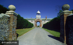Entrance To Stable Block, Glynde Place c.1985, Glynde