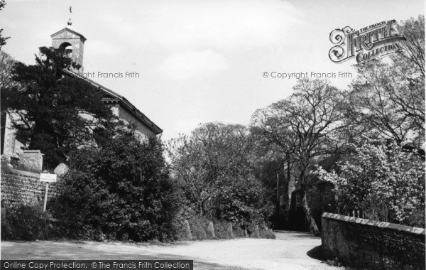 Photo of Glynde, St Mary's Church And Old Farm House c.1955