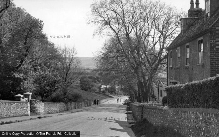 Photo of Glynde, The Hill c.1955