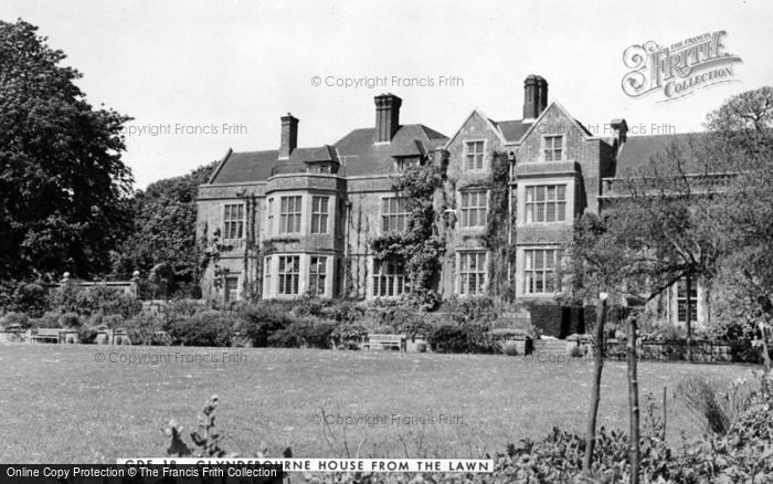 Photo of Glyndebourne, House From The Lawn c.1950