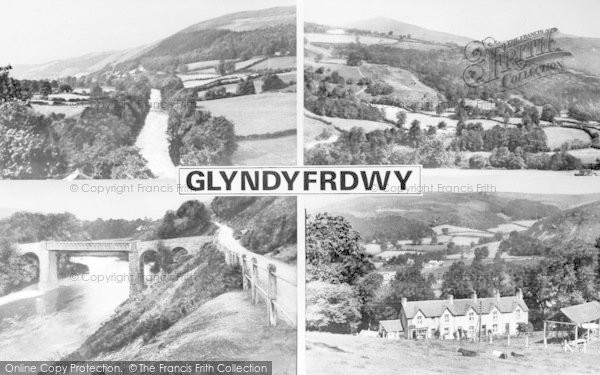 Photo of Glyndyfrdwy, Composite c.1955