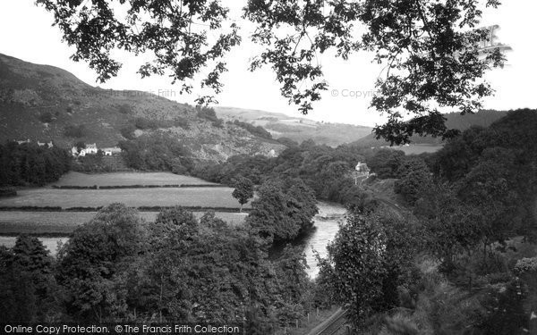 Photo of Glyndyfrdwy, River Dee, Looking East c.1955