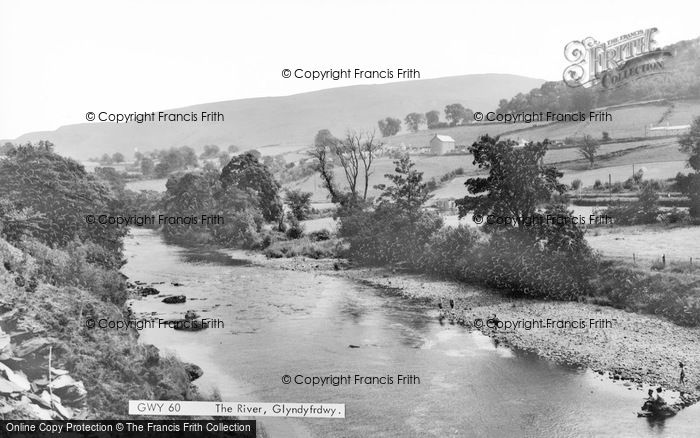 Photo of Glyndyfrdwy, The River c.1965