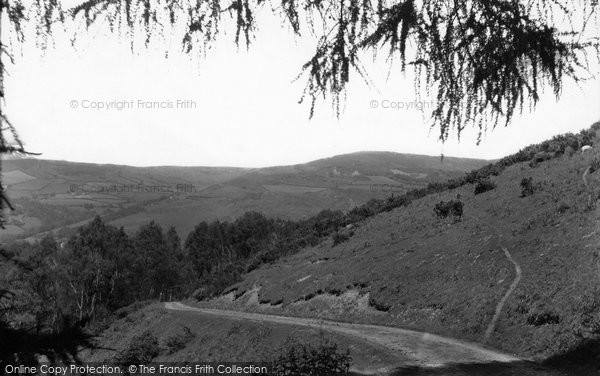 Photo of Glyndyfrdwy, The Road Up The Valley c.1955