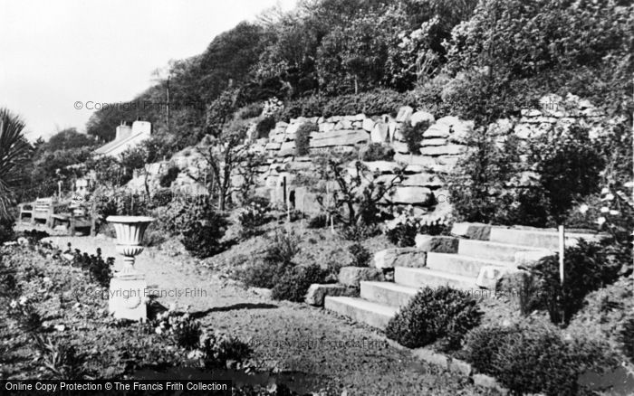 Photo of Glyngarth, The Rock Garden, Overlooking The Straits c.1960