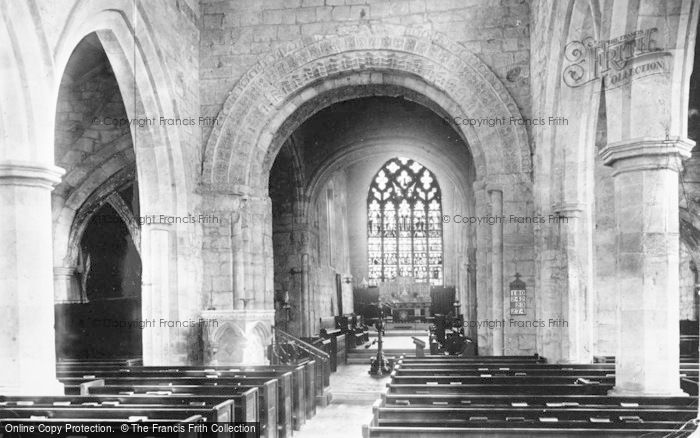 Photo of Gnosall, Church Of St Lawrence Interior 1899
