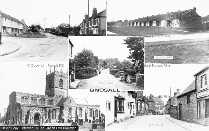 Photo of Gnosall, Composite c.1960
