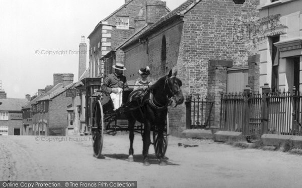 Photo of Gnosall, Horse And Cart 1899