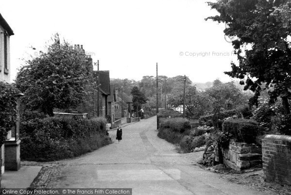 Photo of Gnosall, Station Road c.1950