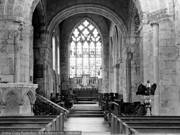 Photo of Gnosall, The Church, The Nave c.1950
