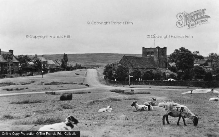 Photo of Goathland, Sheep On The Village Green c.1922
