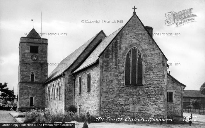 Photo of Gobowen, All Saints Church c.1955