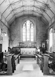 All Saints Church, Interior c.1955, Gobowen