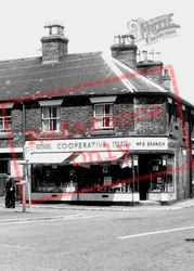 The Co-Op At The Cross c.1960, Gobowen
