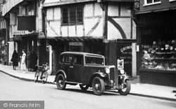 Car In The High Street 1935, Godalming