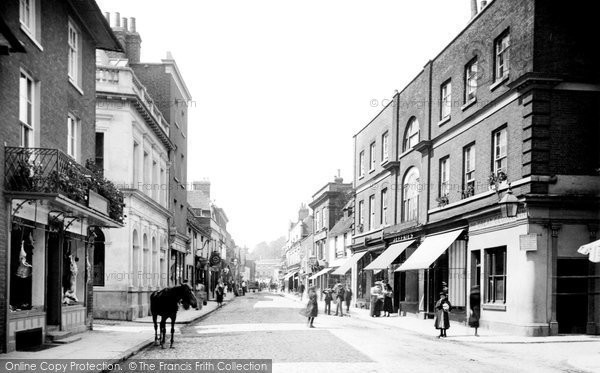 Photo of Godalming, High Street 1895