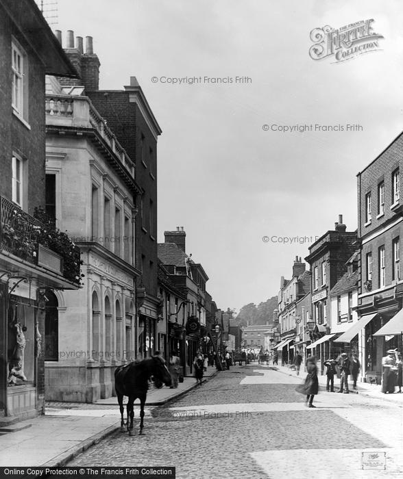 Photo of Godalming, High Street 1895