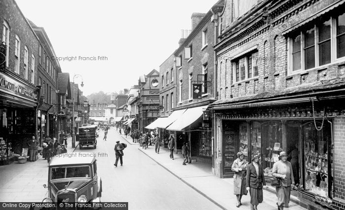 Photo of Godalming, High Street 1933