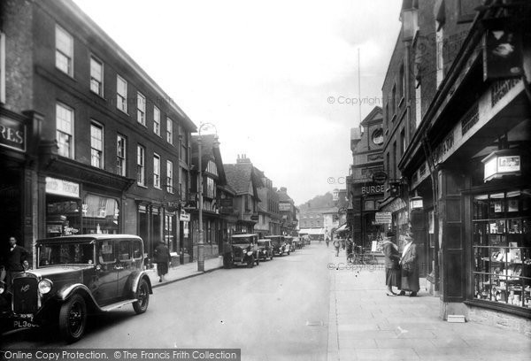 Photo of Godalming, High Street 1933