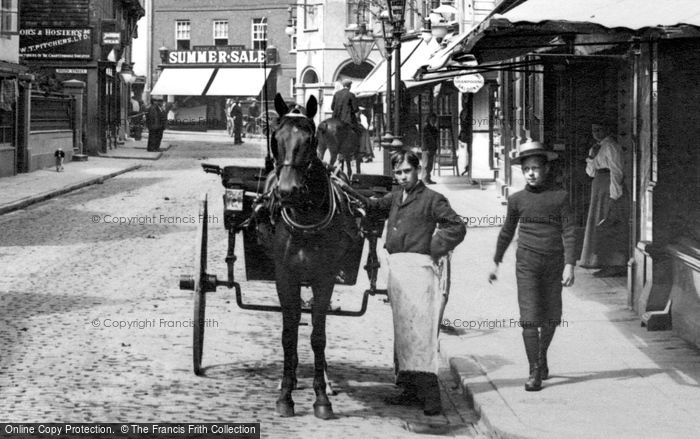 Photo of Godalming, Horse And Cart 1906