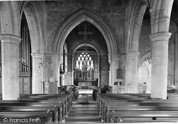 Parish Church Interior 1922, Godalming